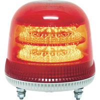 日惠製作所（nikkei） NIKKEI ニコモア VL17R型 LED回転灯 170パイ 赤 VL17M-200AR 1台 818-3309（直送品）
