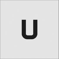 アイマーク IM ステンシル U 文字サイズ50×40mm AST-U5040 1枚 818-6075（直送品）
