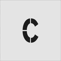 アイマーク IM ステンシル C 文字サイズ100×65mm AST-C10065 1枚 818-6087（直送品）