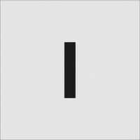 アイマーク IM ステンシル I 文字サイズ100×65mm AST-I10065 1枚 818-6093（直送品）