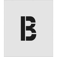 アイマーク IM ステンシル B 文字サイズ150×95mm AST-B15095 1枚 818-6118（直送品）