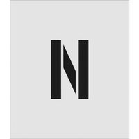 アイマーク IM ステンシル N 文字サイズ150×95mm AST-N15095 1枚 818-6129（直送品）