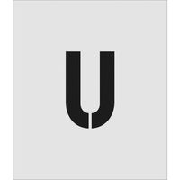 アイマーク IM ステンシル U 文字サイズ150×95mm AST-U15095 1枚 818-6138（直送品）
