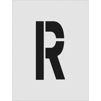 アイマーク IM ステンシル R 文字サイズ250×125mm AST-R250125 1枚 818-6165（直送品）