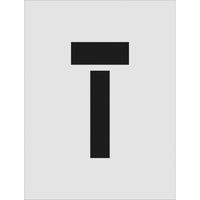 アイマーク IM ステンシル T 文字サイズ250×125mm AST-T250125 1枚 818-6169（直送品）