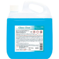 横浜油脂工業 Linda ガラスクリーナー グラスクリアー 容量4L AZ03 1個(1本) 781-0440（直送品）