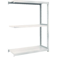 TRUSCO スチールラック M2型軽中量棚 860X600XH1500 3段 連結 ネオグレー M2-5363B NG 1セット(1個)（直送品）