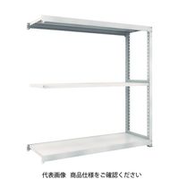 TRUSCO スチールラック M3型中量棚 1800X921XH1800 3段 連結 ネオグレー M3-6693B NG 1台(1個)（直送品）