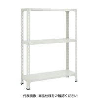 トラスコ中山 TRUSCO スチールラック 軽量棚開放型 1200X450X1200 天地3段 ネオグレー 44X-13 NG 1台(1個)（直送品）