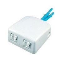 スリーエム ジャパン コーニング Cat6 RJ45モジュラージャック露出型アウトレットセット 2ポート VOL-SMB-2TK6 1個（直送品）