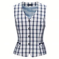 アイトス Pieds ベスト ブルー 7号 HCV5700-020 1着（直送品）