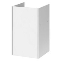 ストア・エキスプレス 木製レジ台 シンプルタイプ ホワイト 幅600×奥行600×高さ1000mm 1台（直送品）