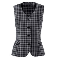 アイトス Pieds ベスト ブラック 9号 HCV6020-099 1着（直送品）