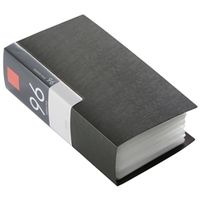 バッファロー（BUFFALO） CD&DVDファイルケース ブックタイプ 96枚収納 ブラック BSCD01F96BK 1個（直送品）