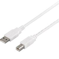 バッファロー USB2.0ケーブル A to B ホワイト 0.7m BSUAB207WH 1本（直送品）