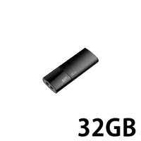 シリコンパワー ＵＳＢ２．０フラッシュメモリ　Ｕｌｔｉｍａ　Ｕ０５　Ｓｅｒｉｅｓ　３２ＧＢ　ブラック　スライド式 SP032GBUF2U05V1K（直送品）