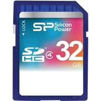 シリコンパワー ＳＤＨＣメモリーカード　３２ＧＢ　（Ｃｌａｓｓ４）　永久保証 SP032GBSDH004V10 1枚（直送品）