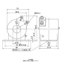 丸窓貫通形 ダブルモールド形 1150V以下 CW-15L 250/5A（直送品）