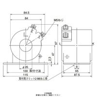 丸窓貫通形 ダブルモールド形 1150V以下 CW-40L 150/5A（直送品）