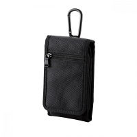 エレコム スマートフォン汎用ポーチ/タフブラック/2台収納 P-02CC2BK 1個（直送品）