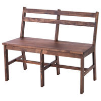 吉桂 SOME ベンチ ブラウン 幅920×奥行495×高さ760mm 1脚（直送品）