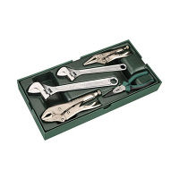 SATA Tools モンキーレンチ＆ペンチセット 5本組 RS-09909 1個（直送品）
