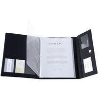 契約書ファイル　合皮製　書類保存ホルダー　A4タテ　アスクル　1冊　 オリジナル（わけあり品）