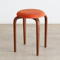 【車上渡し】AMOCC（アモック） パピースツール オレンジ 丸椅子 1脚（直送品）