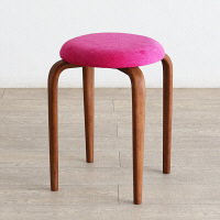 【車上渡し】AMOCC（アモック） パピースツール ピンク 丸椅子 1脚（直送品）