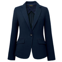 アイトス Pieds ジャケット ネイビー 7号 HCJ4500-011 1着（直送品）