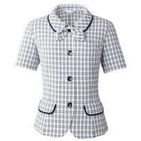 アイトス Pieds オーバーブラウス ホワイト 15号 HCL5560-001 1着（直送品）