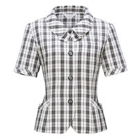 アイトス Pieds オーバーブラウス ホワイト 9号 HCL5700-001 1着（直送品）