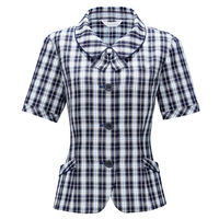 アイトス Pieds オーバーブラウス ネイビー 13号 HCL5700-011 1着（直送品）