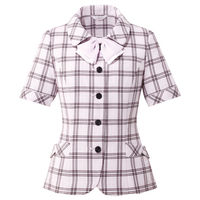 アイトス Pieds オーバーブラウス ピンク 7号 HCL6160-038 1着（直送品）