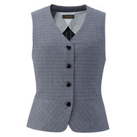 アイトス Pieds ベスト グレー 13号 HCV4510-090 1着（直送品）