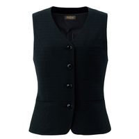 アイトス Pieds ベスト ブラック 23号 HCV4510-099 1着（直送品）