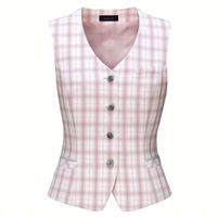 アイトス Pieds ベスト ピンク 21号 HCV5700-038 1着（直送品）