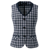 アイトス Pieds ベスト ネイビー 7号 HCV6010-011 1着（直送品）