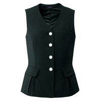 アイトス Pieds ベスト ブラック 21号 HCV6170-099 1着（直送品）