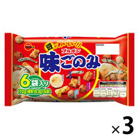 味ごのみファミリー 3袋 ブルボン おつまみ せんべい