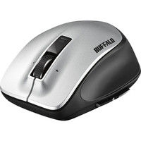 無線（ワイヤレス）マウス（静音） Premium Fitマウス シルバー レーザー式/5ボタン/静音タイプ/Mサイズ BSMLW500MSV（直送品）