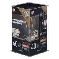アイリスオーヤマ LEDフィラメント電球 調光クリア 電球色40形相当（485lm） クリア LDA4L-G/D-FC（直送品）