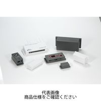 タカチ電機工業 TWF型フランジ足付難燃性プラスチックケース オフホワイト TWF5ー2ー7W 1個 TWF5-2-7W 1セット(5個)（直送品）