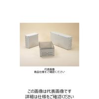 タカチ電機工業 OPCM型防水・防塵ポリカーボネートボックス カバー/透明・ボディー/ホワイトグレー OPCM303018T 1台（直送品）