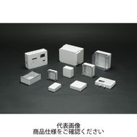 タカチ電機工業 SPCP型防水・防塵ポリカーボネートボックス カバー/透明・ボディー/ホワイトグレー SPCP131813T 1台（直送品）