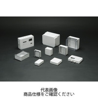タカチ電機工業 SPCP型防水・防塵ポリカーボネートボックス カバー/ホワイトグレー・ボディー/ホワイトグレー SPCP182515G 1台（直送品）
