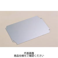 タカチ電機工業 FTB型防水・防塵ボックス用取付ベース シルバーアルマイト FTB6ー9 1枚 1セット(3枚)（直送品）