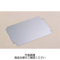 タカチ電機工業 FTB型防水・防塵ボックス用取付ベース シルバーアルマイト FTB8ー12 1枚 FTB8-12 1セット(3枚)（直送品）