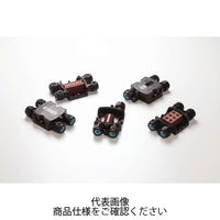 タカチ電機工業 THA209型 防水中継ボックス ブラック/グリーン THA209Bー4WP 1個（直送品）