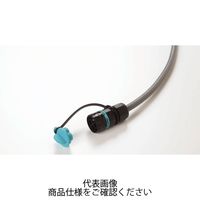タカチ電機工業 THB387専用プラグカバー・ソケットカバー グリーン/ブラック 6DB0219M20 1個 1セット(7個)（直送品）